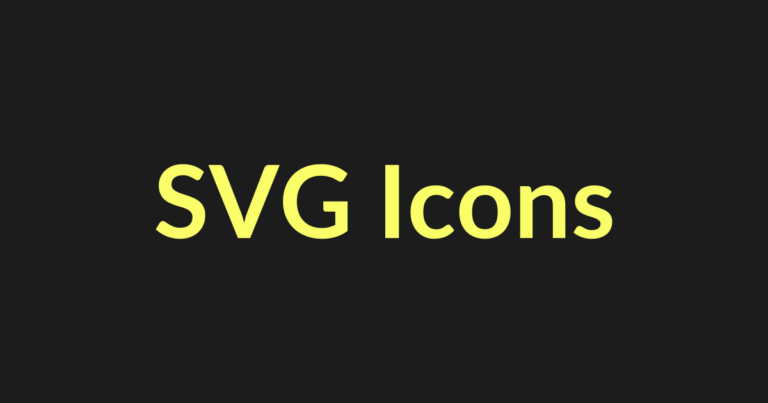 SVG Icons